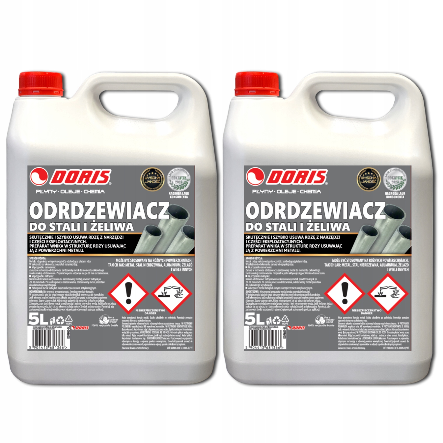 Doris Odrezovač na ocel a litinu 10L Sada 2ks x 5L