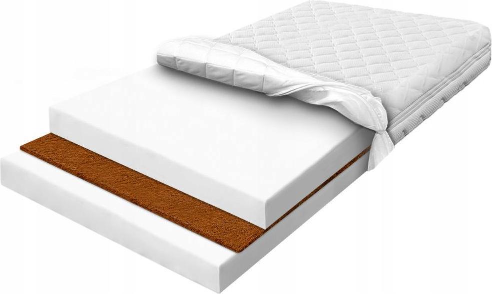 Matrac strednej tvrdosti H2 140x190 kokosový antialergický 21 cm penový