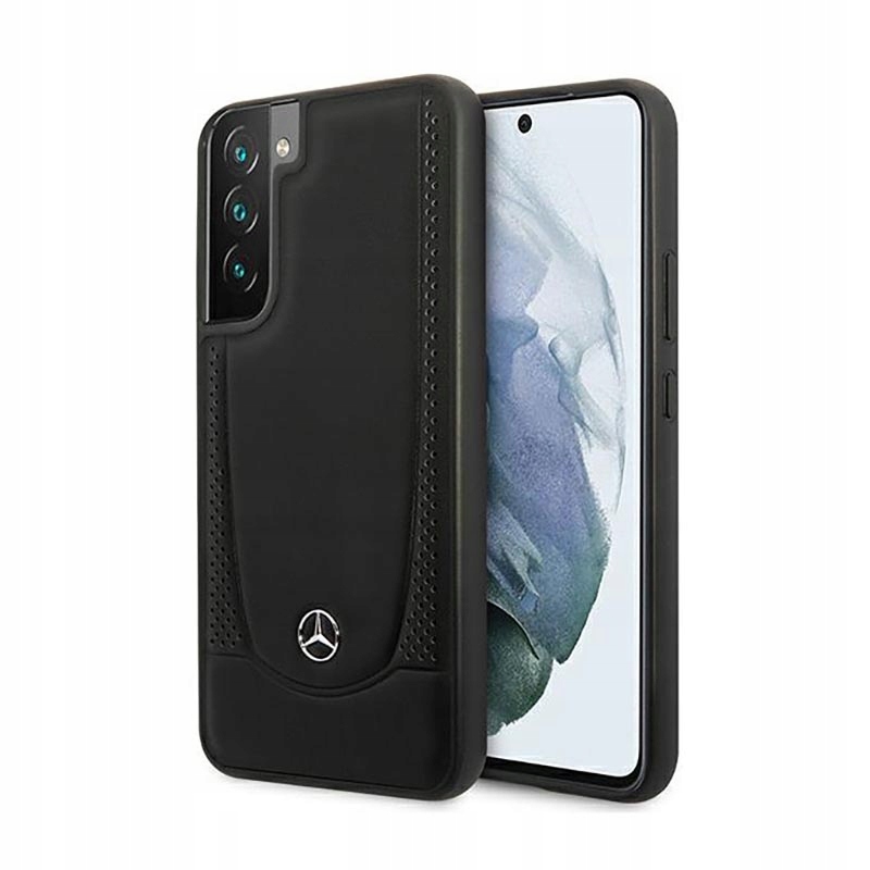 Mercedes Leather Urban Line – Pouzdro pro Samsung Galaxy S22+ (černé)