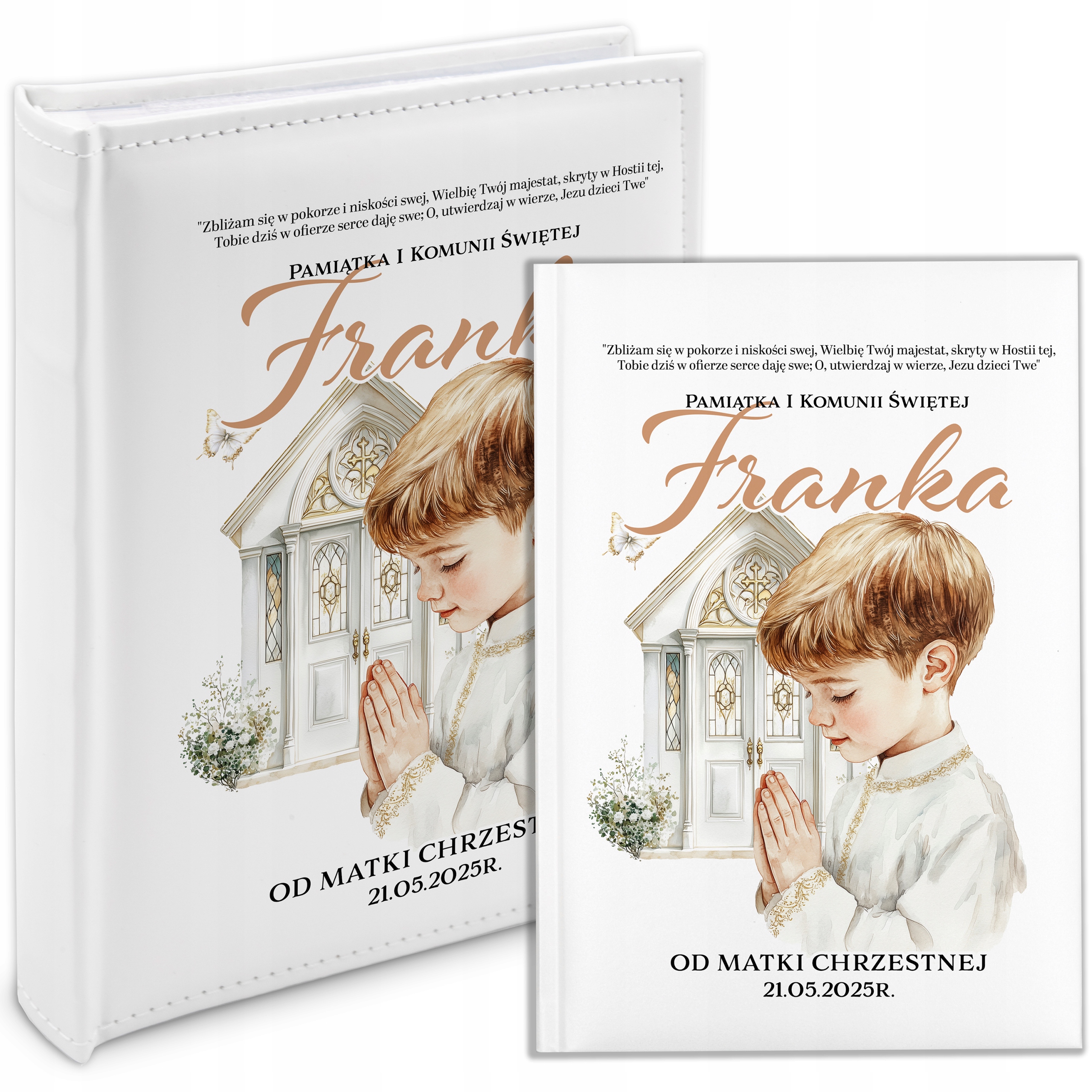 Sada Album Bible Dárek Od Kmotry Pro Chlapce Jméno Svaté Přijímání