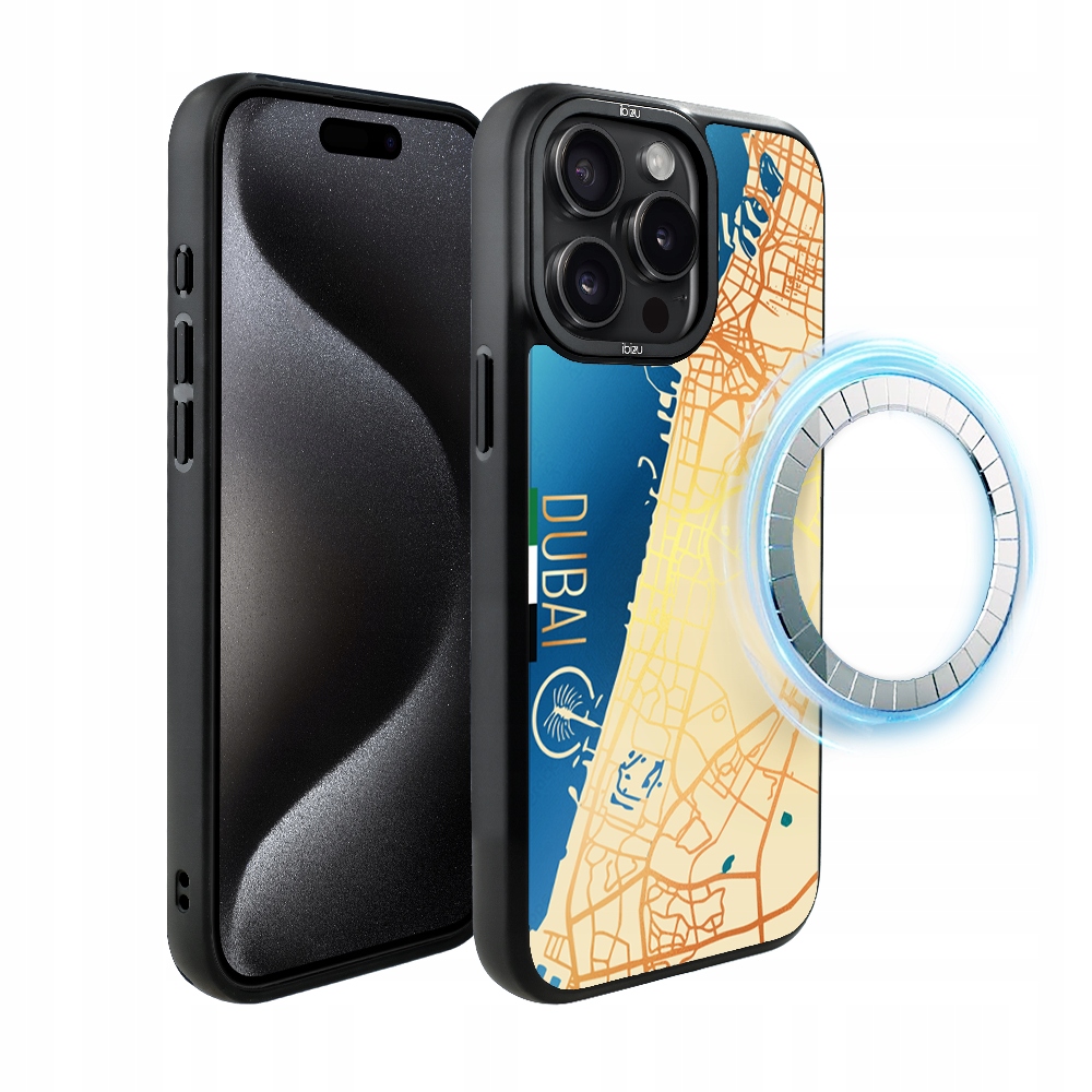 Pouzdro pro iPhone 15 Pro Max Ibizu DropGuard Matt s MagSafe, Dubai