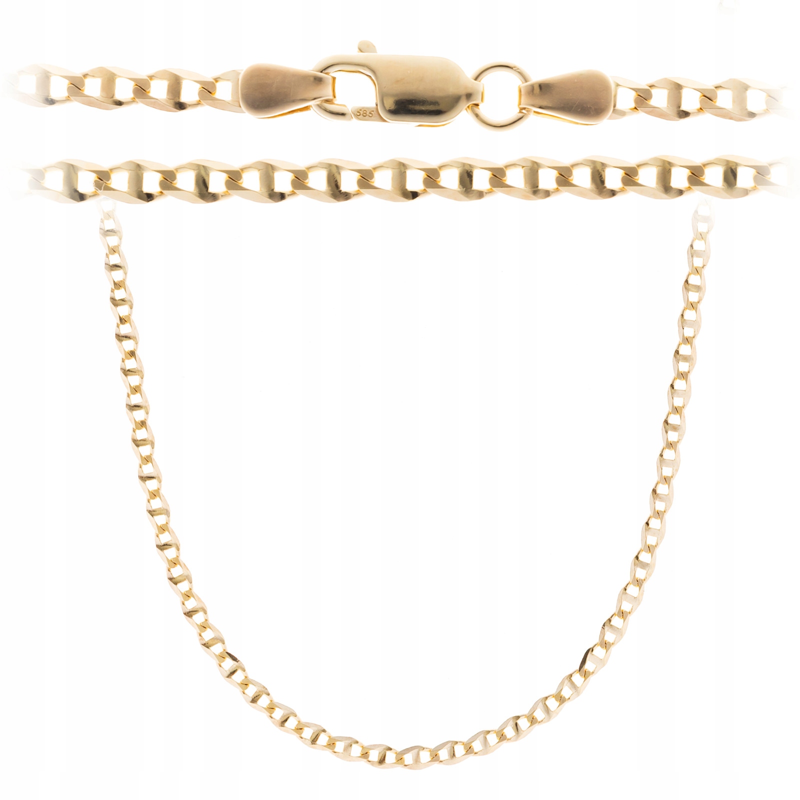 Zlatý Řetízek 585 Splétaný Gucci 2 mm Dárek