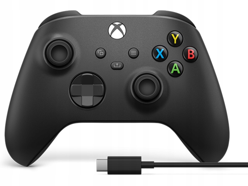 Kontroler Microsoft bezprzewodowy Xbox Black kabel