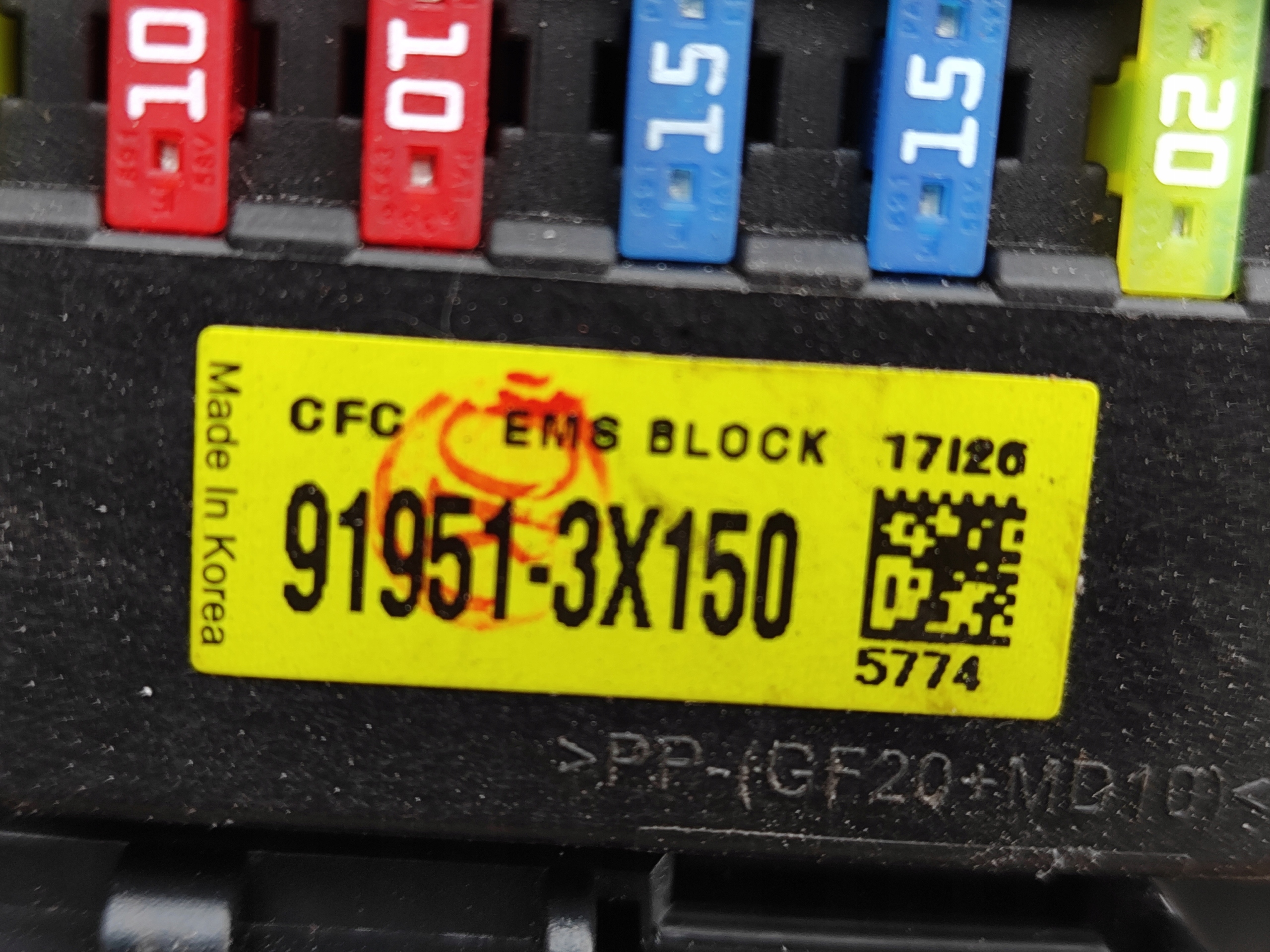 kia CEED II 1.0 T 2017r блок предохранителей 91951-3X150