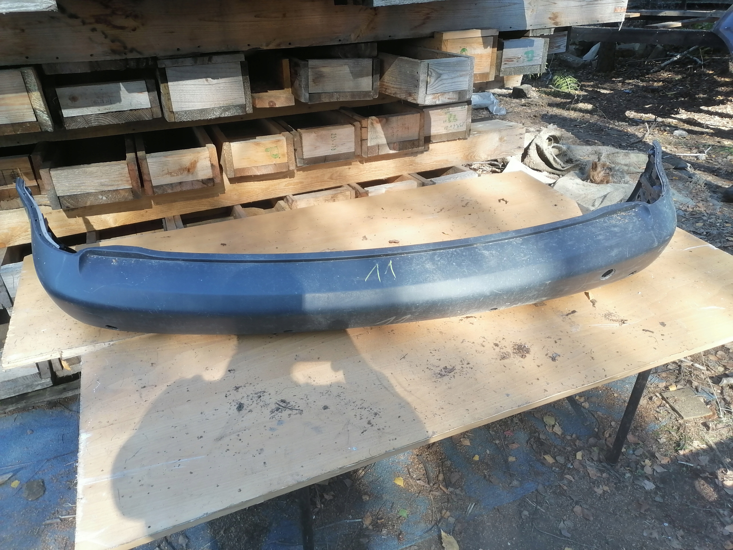 bumper rear part Volkswagen Caddy II PDC 2K0807363F