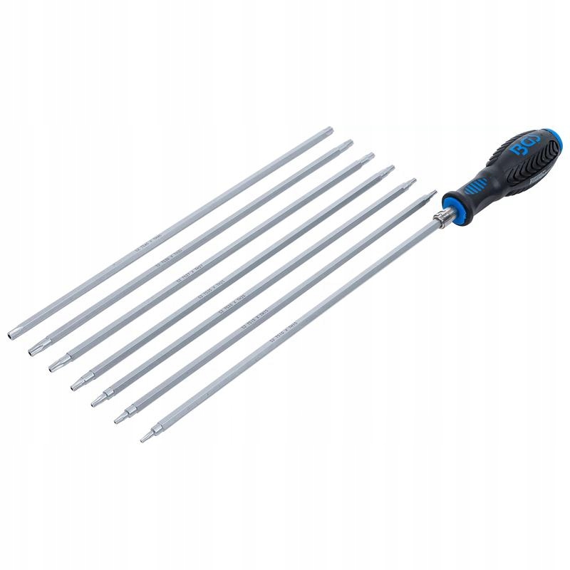 Šroubováky s vyměnitelnými hroty Torx profil Ts pro Torx Plus 8 ks Bgs 2325