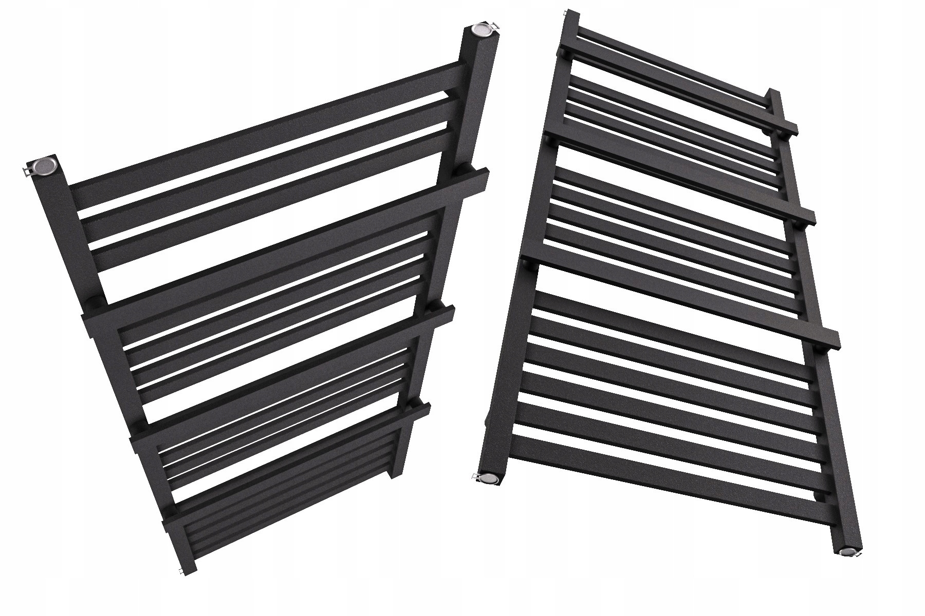 Kúpeľňový Radiátor Xul 1350/430 Čierny, Štruktúra