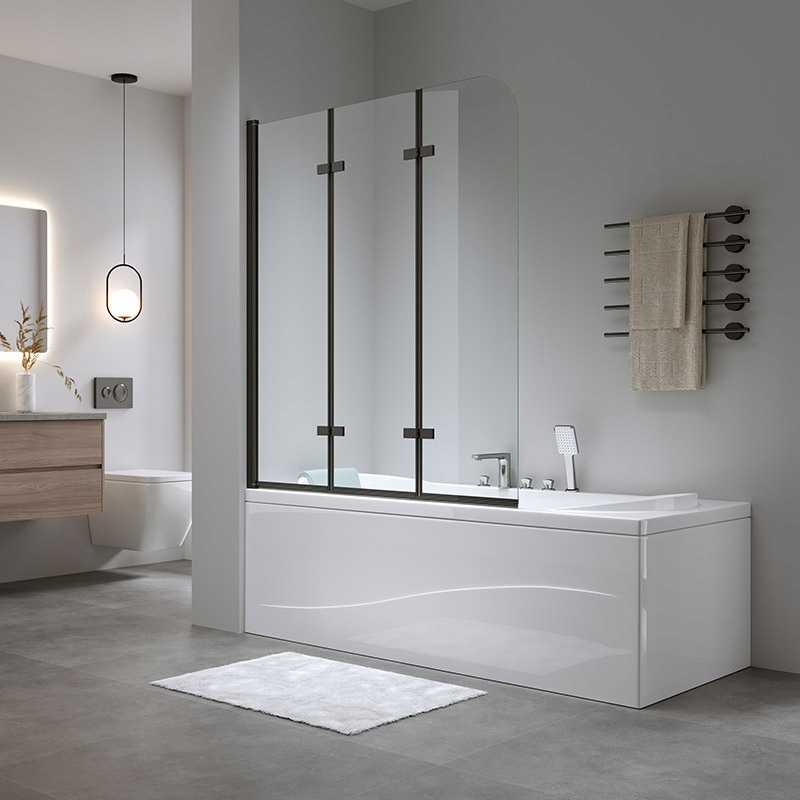 PARAWAN NAWANNOWY PR05 CZARNY 120x140 CM 6 MM Stan opakowania oryginalne