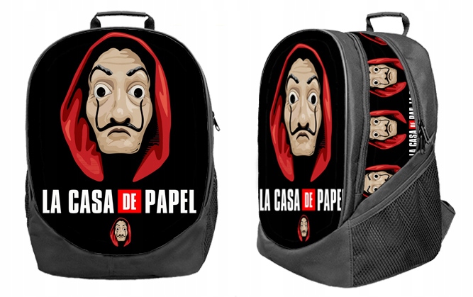 Dům Z Papíru Batoh Velký Penál Pro Fanouška