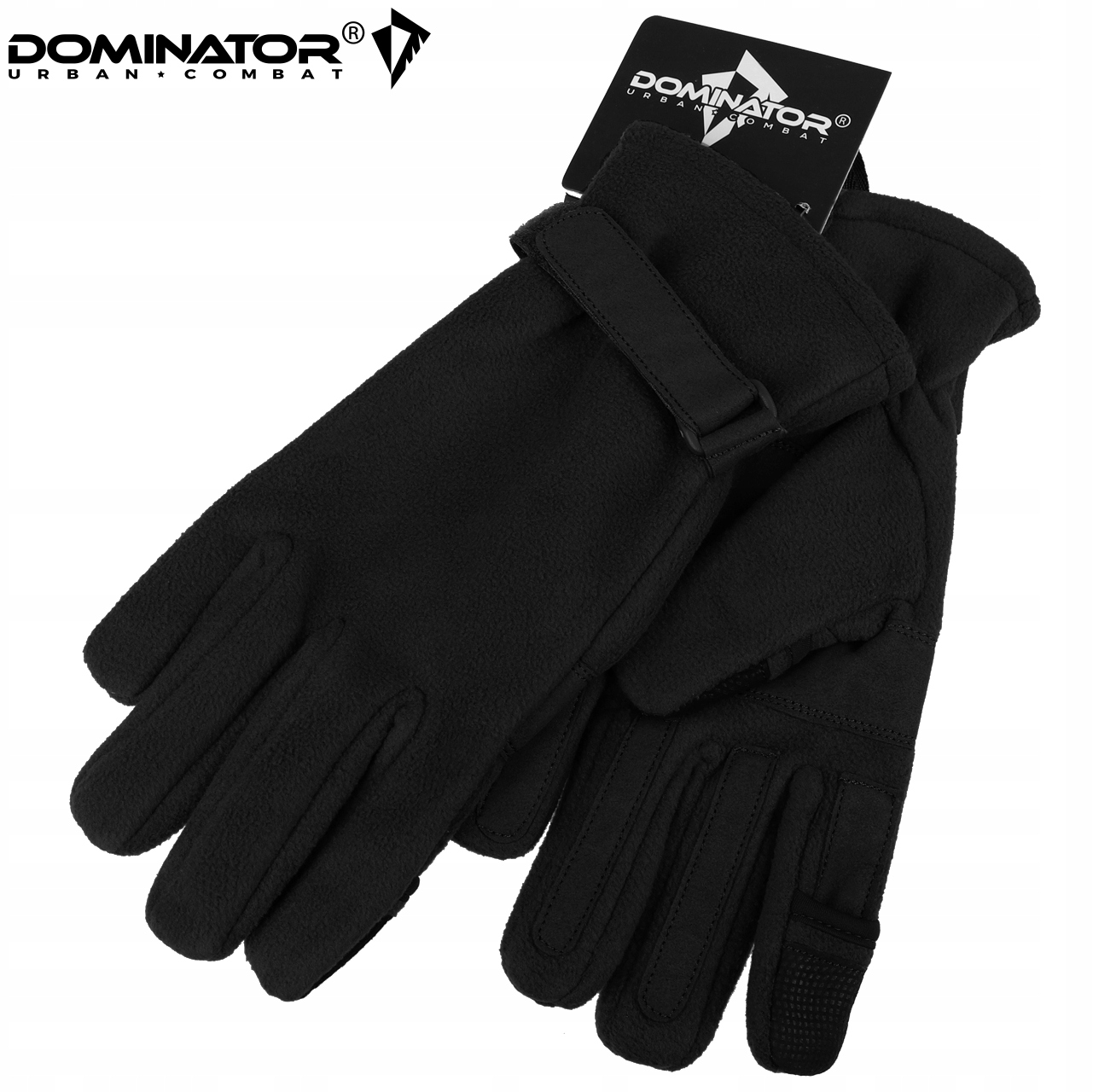 RĘKAWICE TAKTYCZNE ZIMOWE POLAROWE DOMINATOR S Materiał dominujący poliester