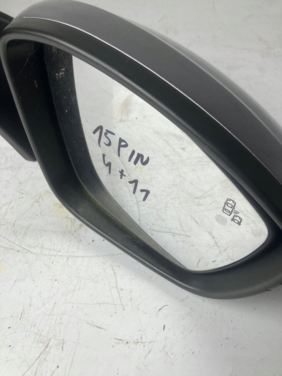 mirror right PEUGEOT 308 T9 15 PIN ASYSTENT KCAC