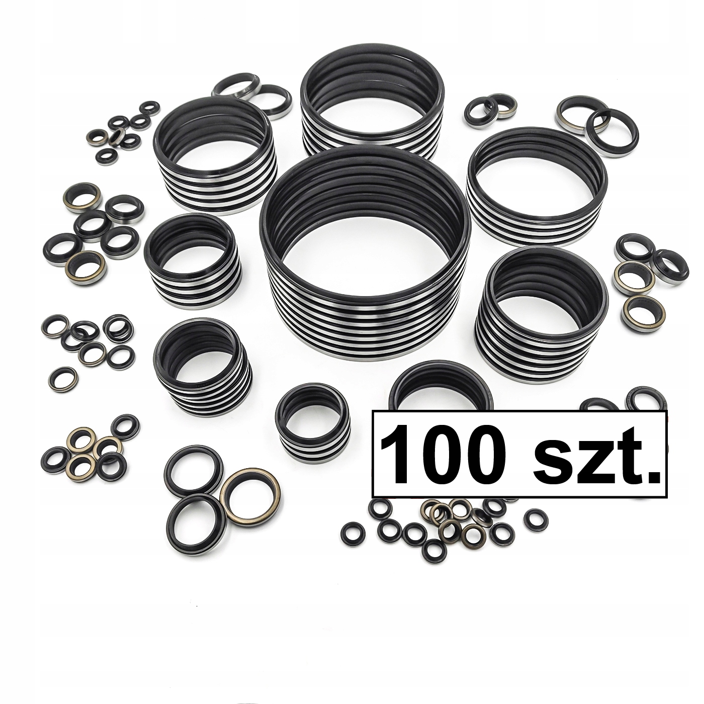 WPM 10X20X5/8 NBR+сталь СКРЕБКОВОЕ кольцо