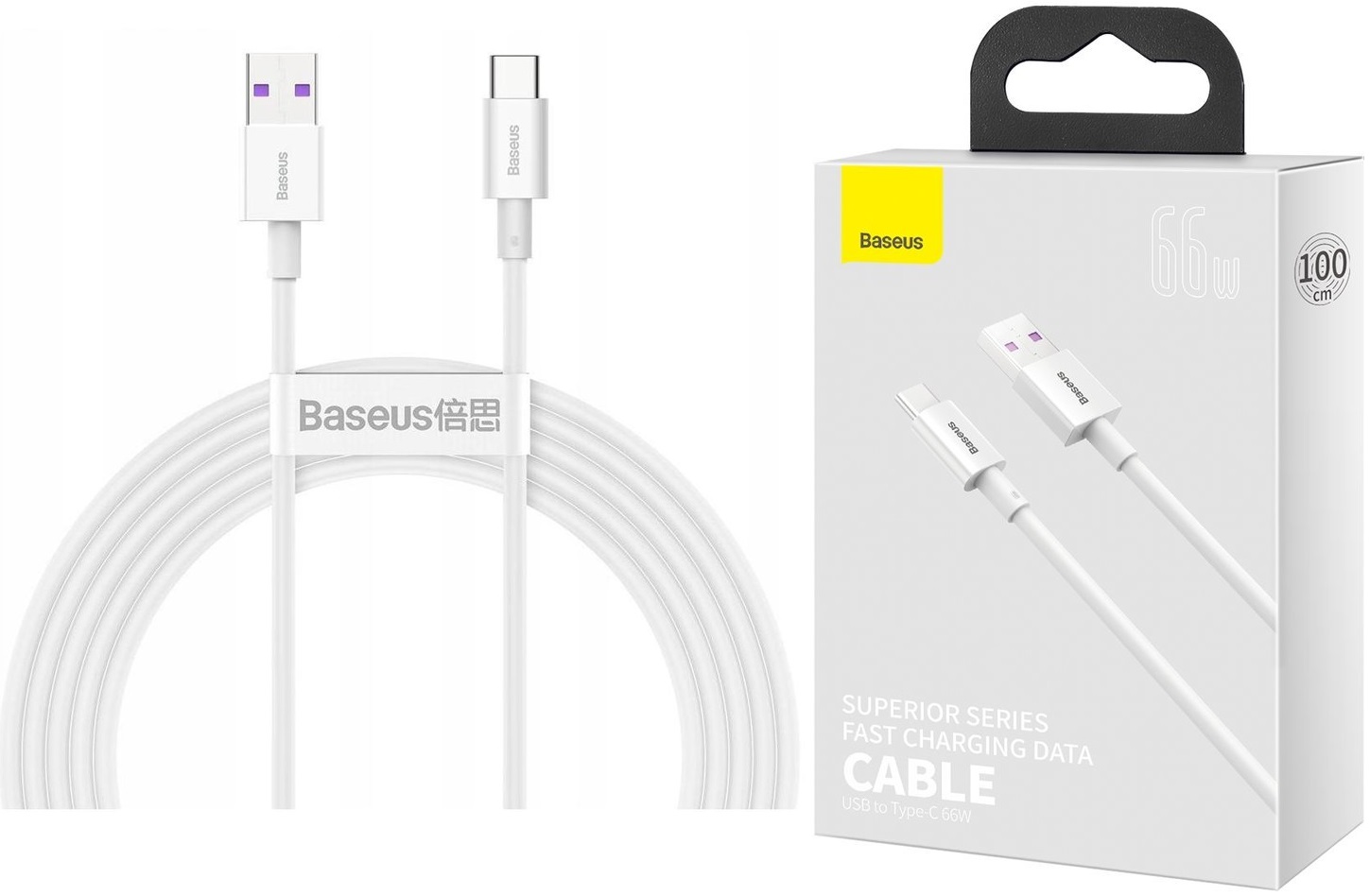 

Baseus Kabel Usb Usb-c 1M 66W 6A do Samsung