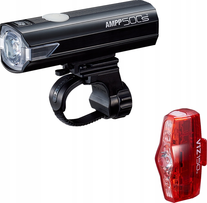Sada světel na kolo Cateye Ampp 500S lm Viz 150 Usb C