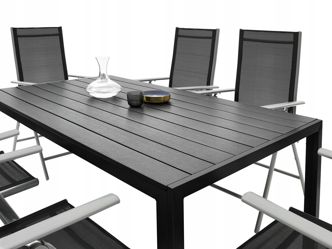 MEBLE OGRODOWE ZESTAW STÓŁ 6+1 NA TARAS BALKON Producent MAT-COMPANY