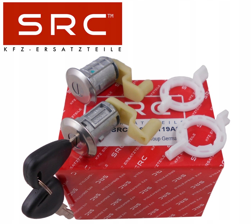 2x WKŁADKA ZAMKA DRZWI RENAULT CLIO II THALIA KOMPLET Numer katalogowy części 7701471221, 7701471223 / SRC