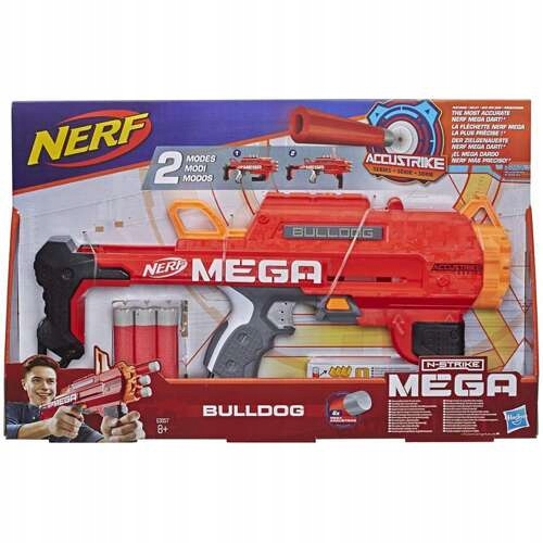 NERF N-STRIKE MEGA BULLDOG WYRZUTNIA HASBRO 6 STRZAŁEK KARABIN PISTOLET Kod producenta E26572210