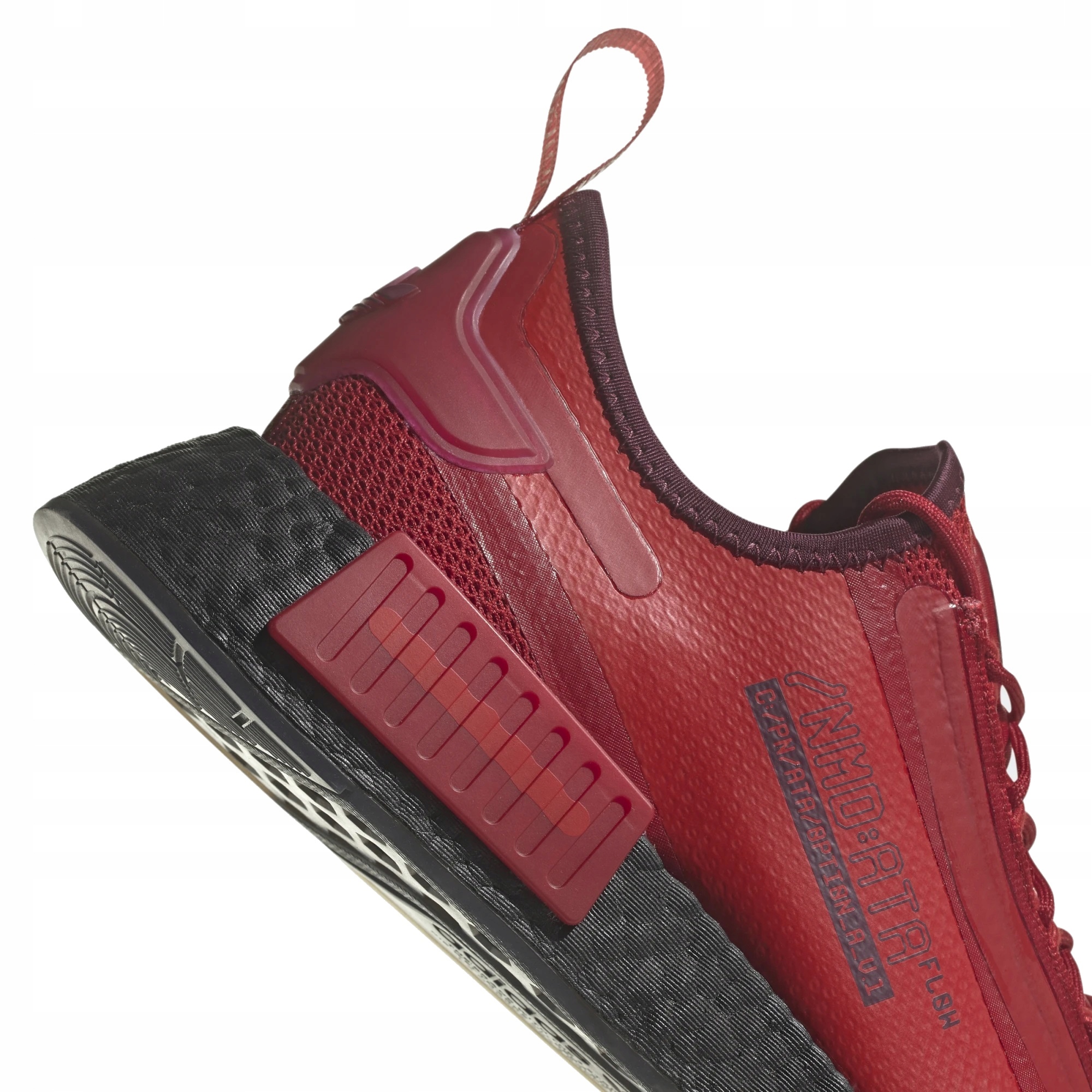Nmd r1 black boost deep red discount