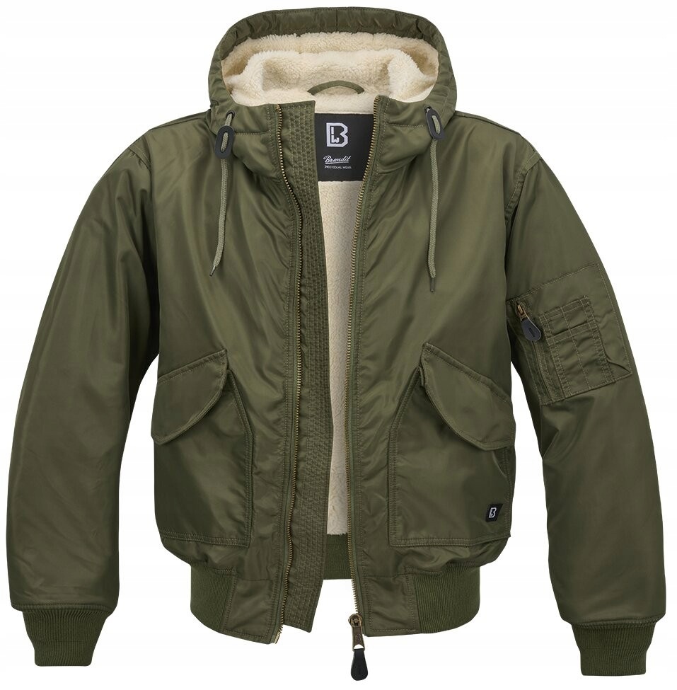 Kurtka Brandit Cwu Jacket hooded olive 3XL