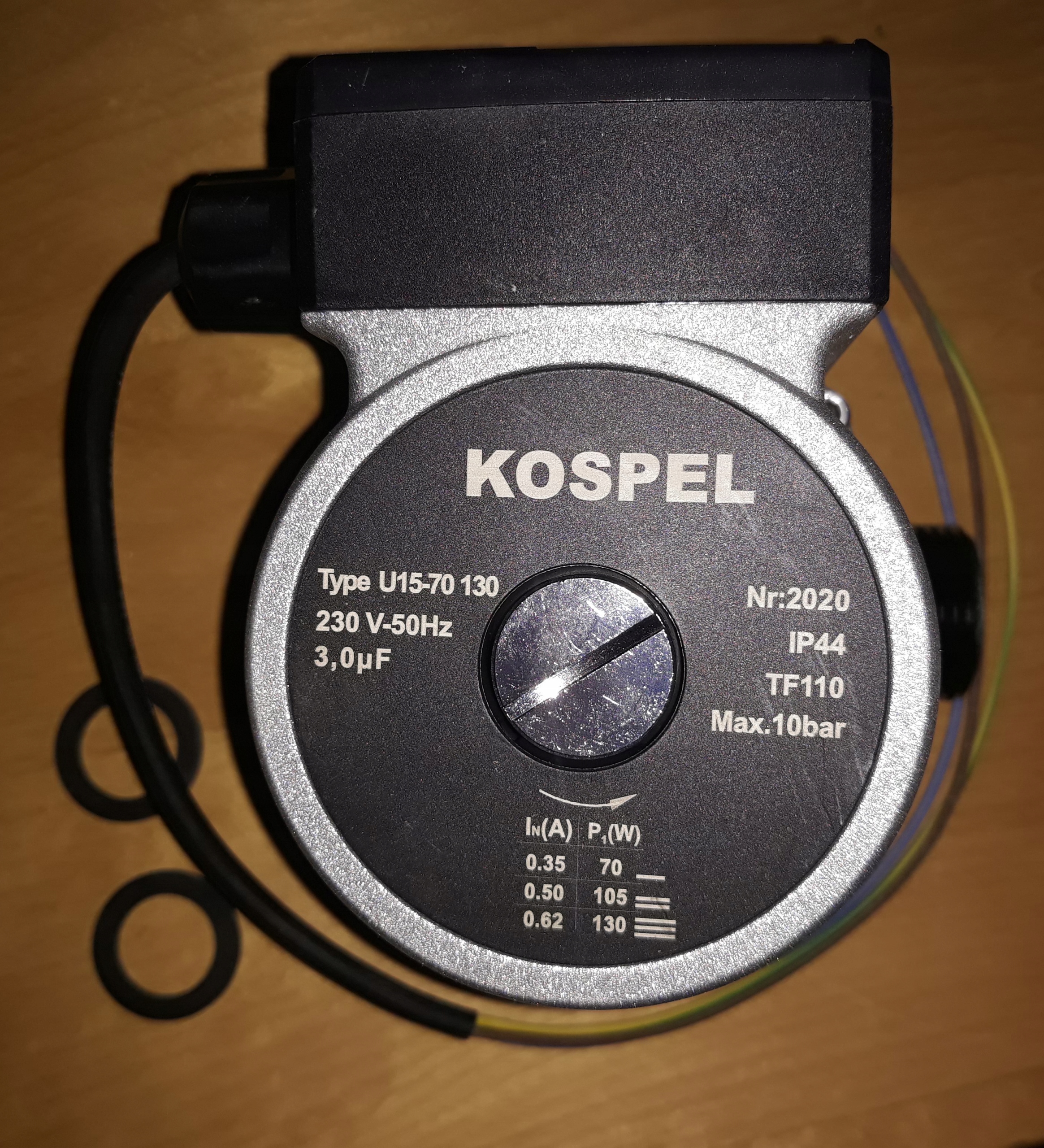 Pompa obiegowa 15/70 130 do kocioł Kospel Ekco.t Ekco.tm 30kW 36kW 42kW 48k