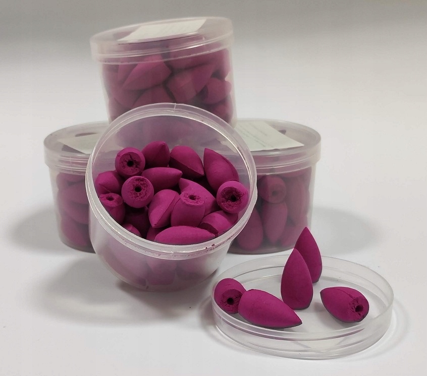 Kadzidła BackFlow a40 Natural Stożek Różany Rose