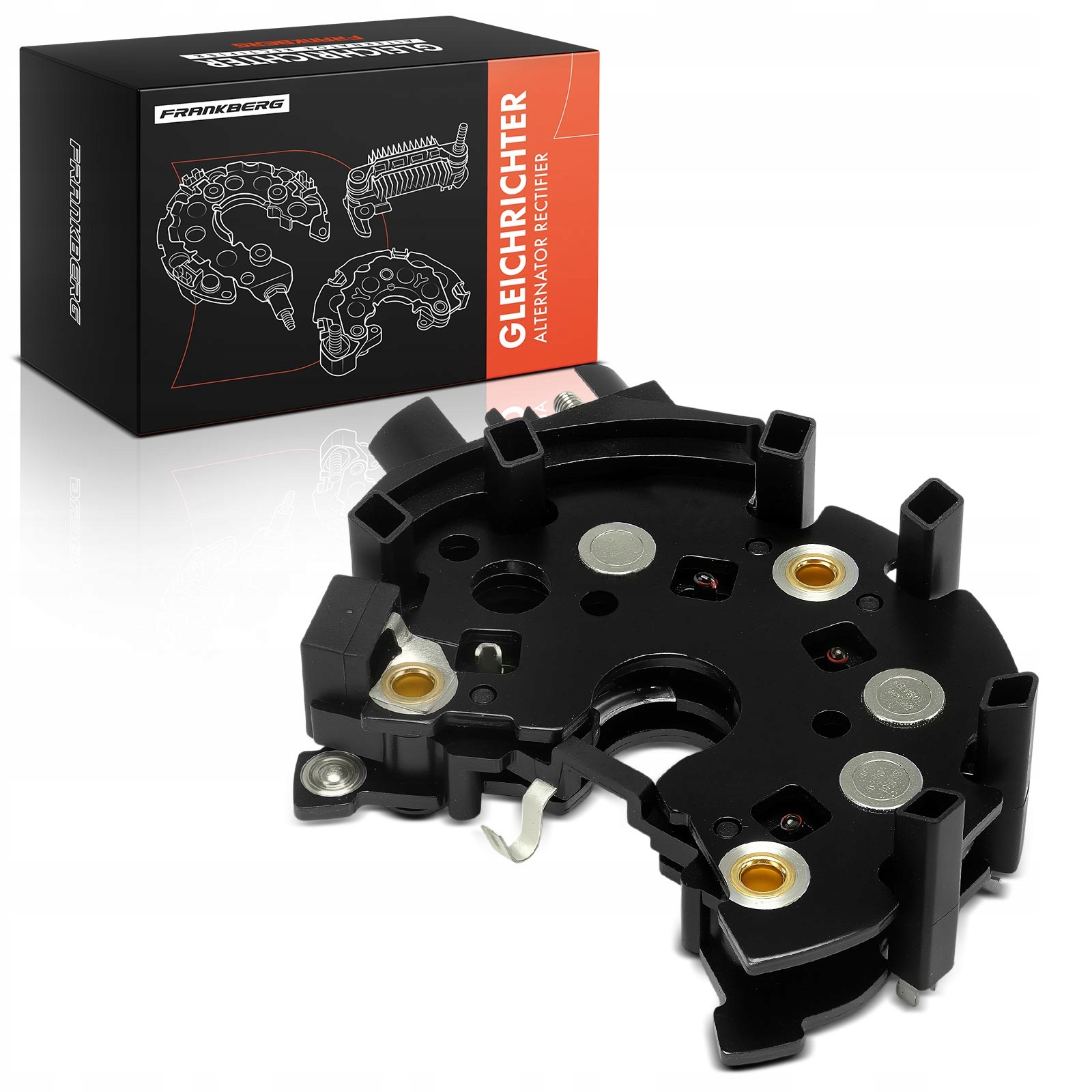 Frankberg Lichtmaschine 12V 100A 4-polig - Kompatibel Mit Dedra, Galant VI/VIII - Ersatz Für A003TA4791