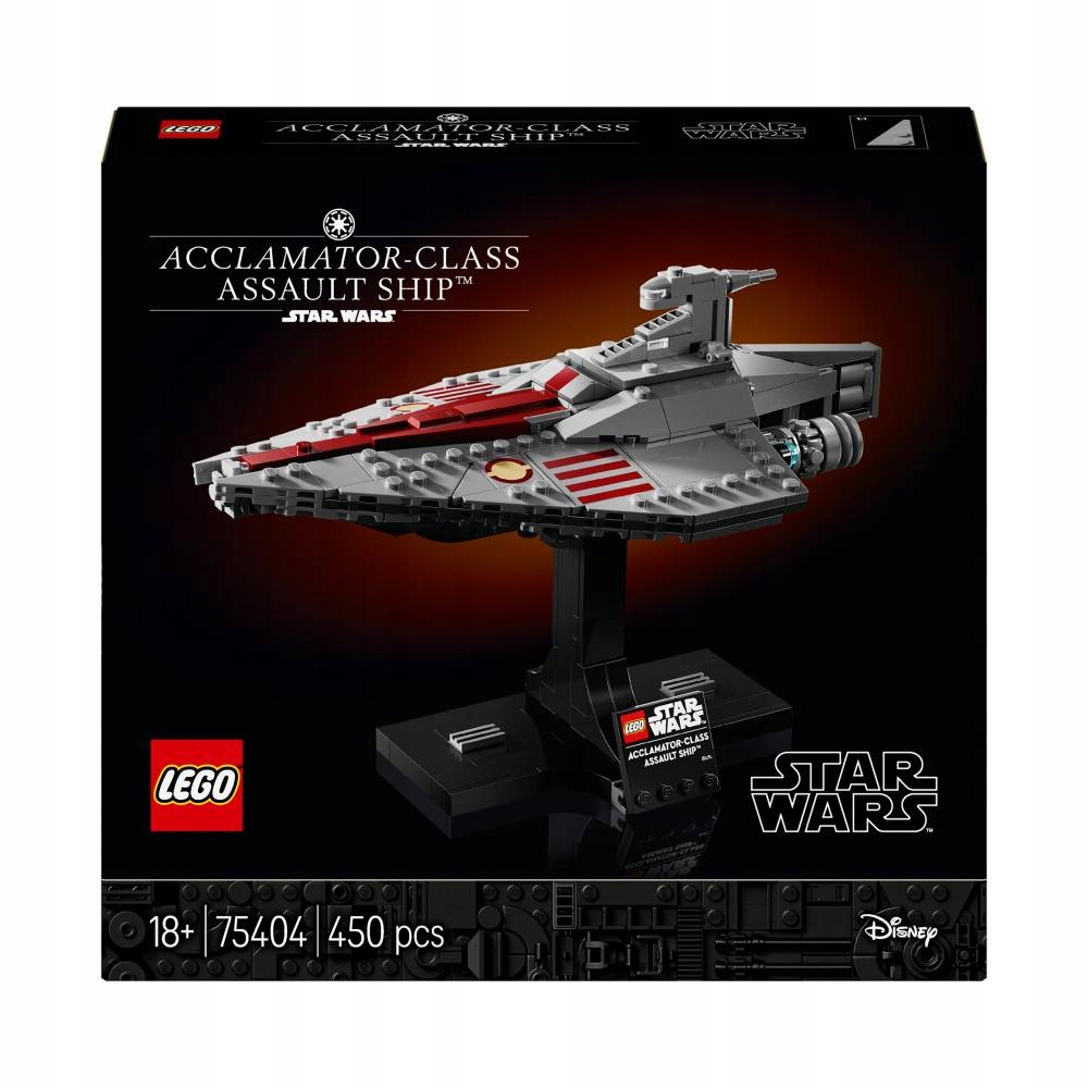 Lego 75404 Star Wars Útočný křižník typu Acclamator