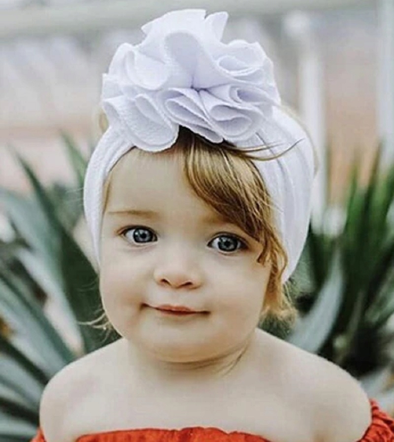 OPASKA SZEROKA BIAŁA DLA DZIEWCZYNKI KWIAT Marka Inna marka