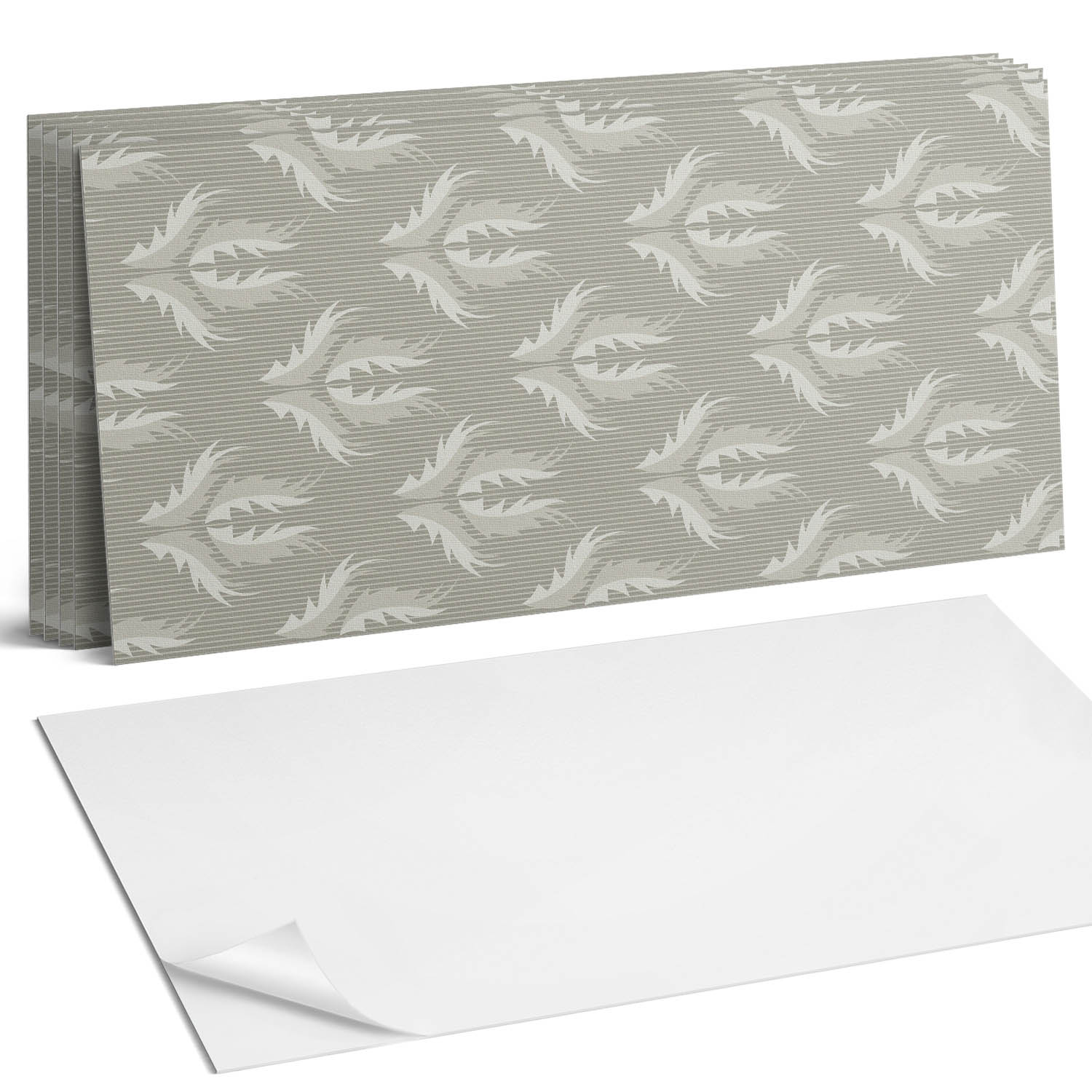Dekoratívne vinylové dlaždice Sofistikovaný floristický motív 6 x 60 x 30 cm