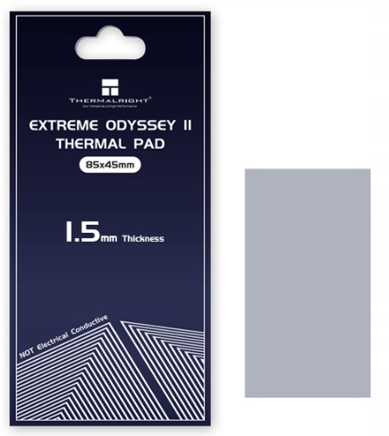 

Termopad Thermalright Extreme II 85x45x1.5mm 14.8W