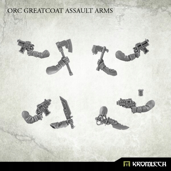 Orc Greatcoat Assault Arms - 5 par. ork orki