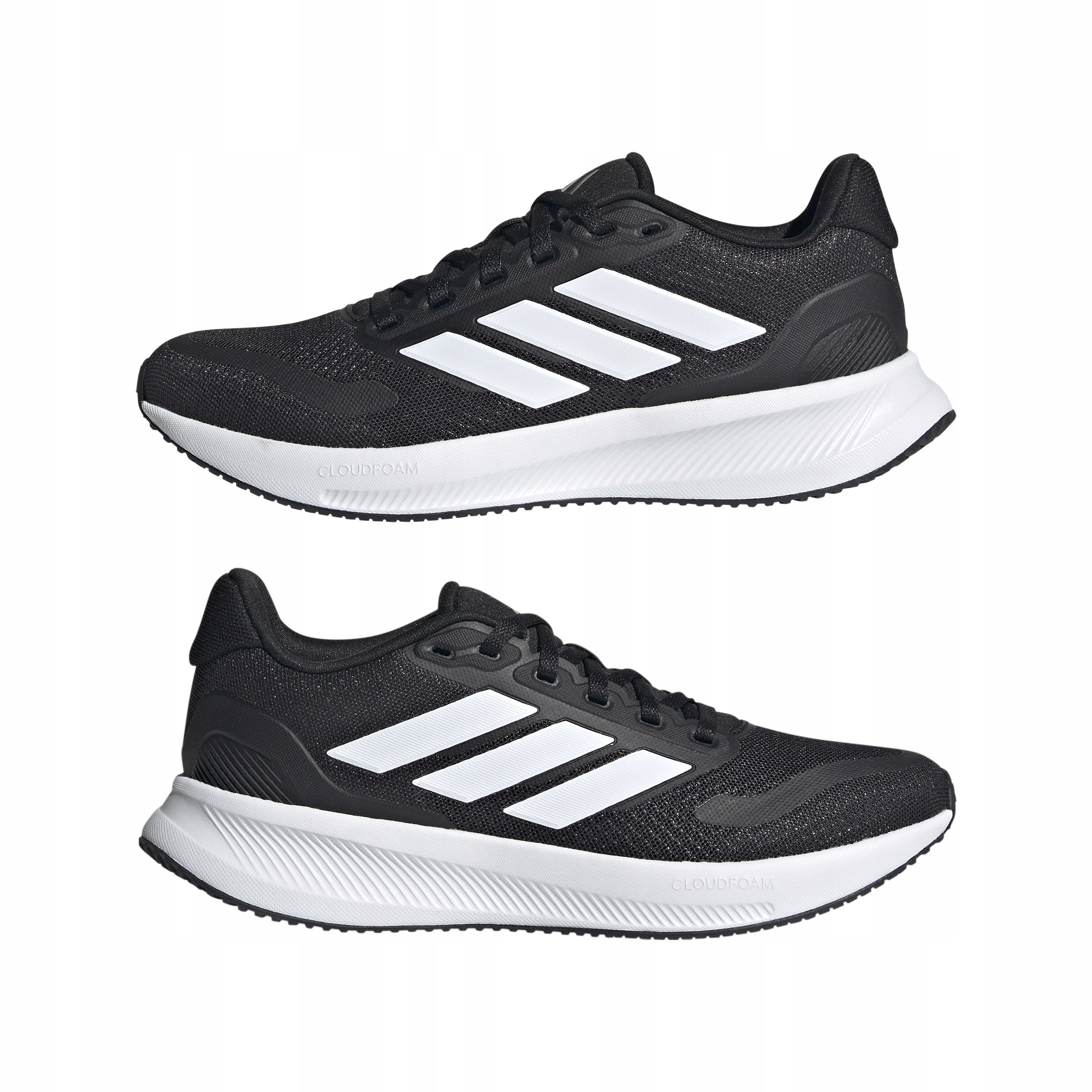 Sportovní běžecké boty adidas síťované, černé vel.