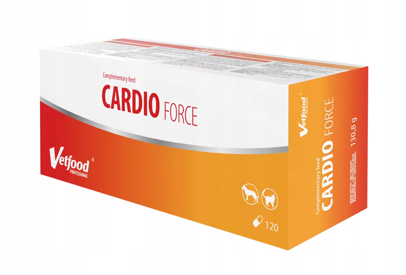 Vetfood Cardioforce dla psa i kota 120 kaps.