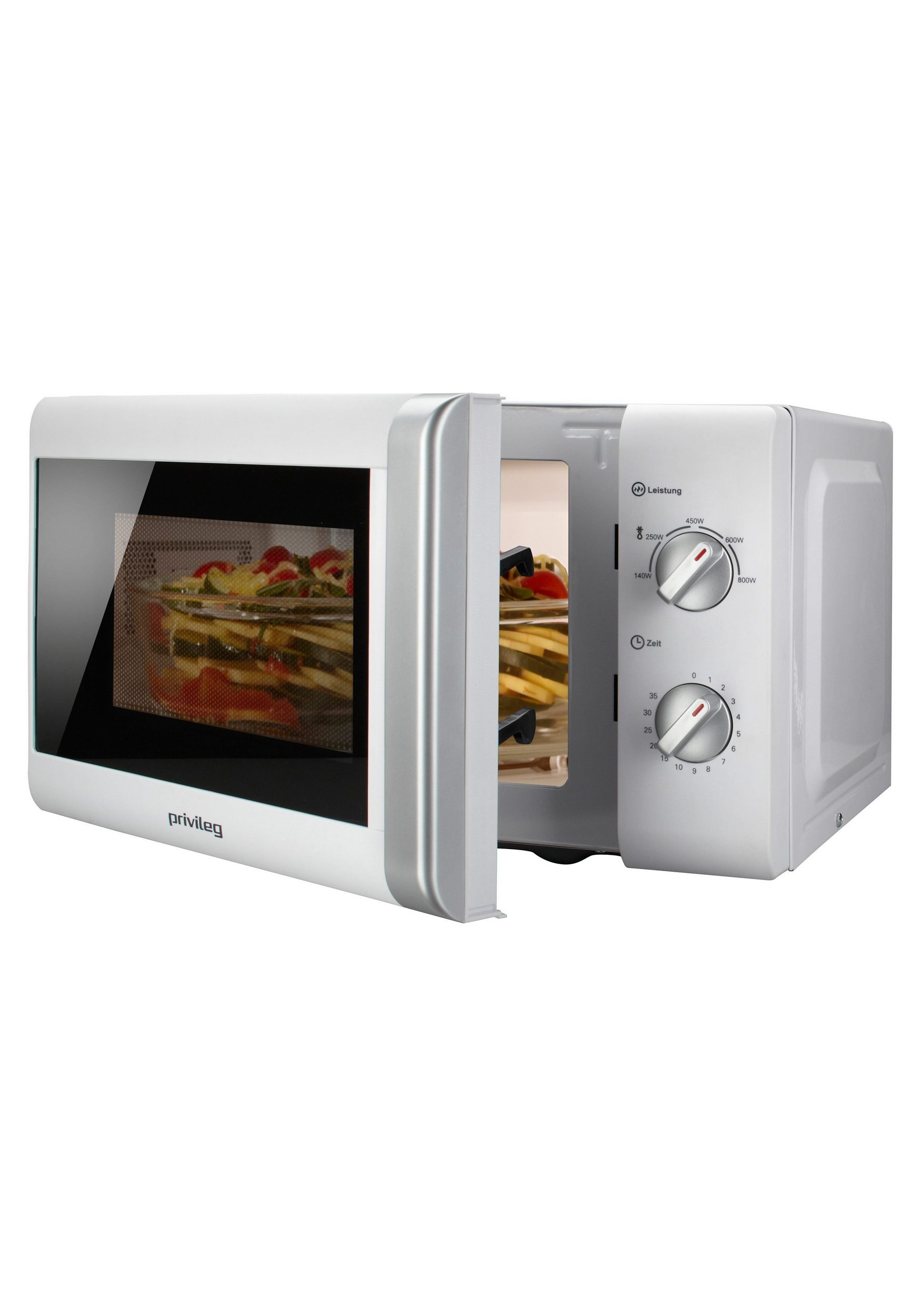 Nowa Kuchenka mikrofalowa mikrofalówka Privileg MM820 150472 800W 20L Biała