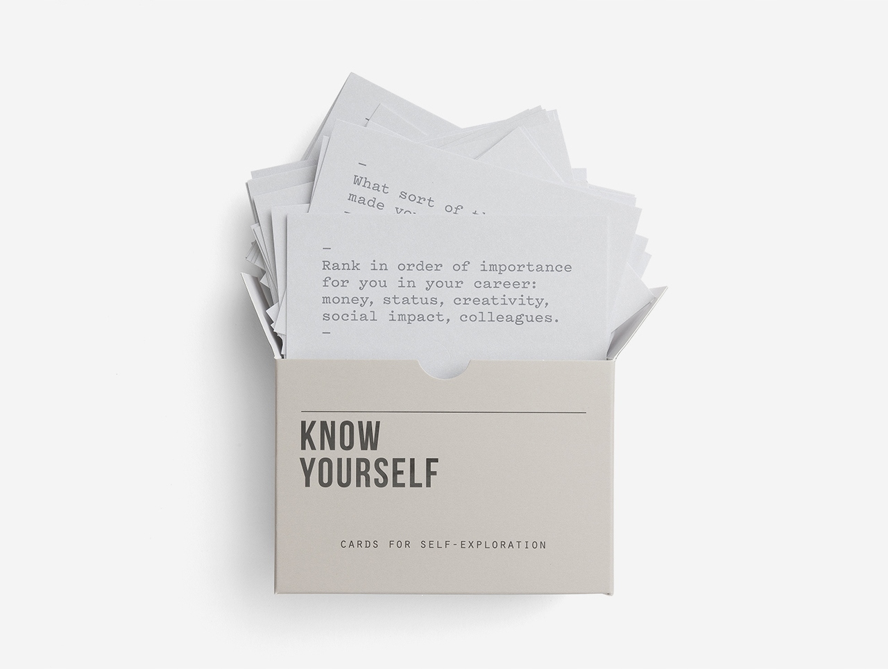 The School of Life, Know Yourself Prompt Cards