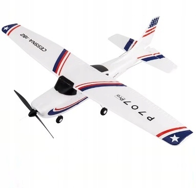Cessna 182 P707G Rc Letadlo Na Dálkové Ovládání Rtf 2.4G 3D/6G gyroskop 3Ch