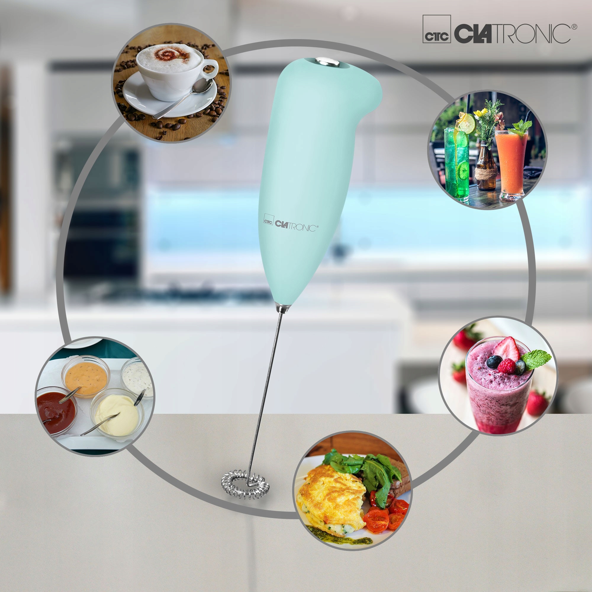 SPIENIACZ DO MLEKA RĘCZNY CLATRONIC MS 3089 MIĘTOW Zasilanie baterie