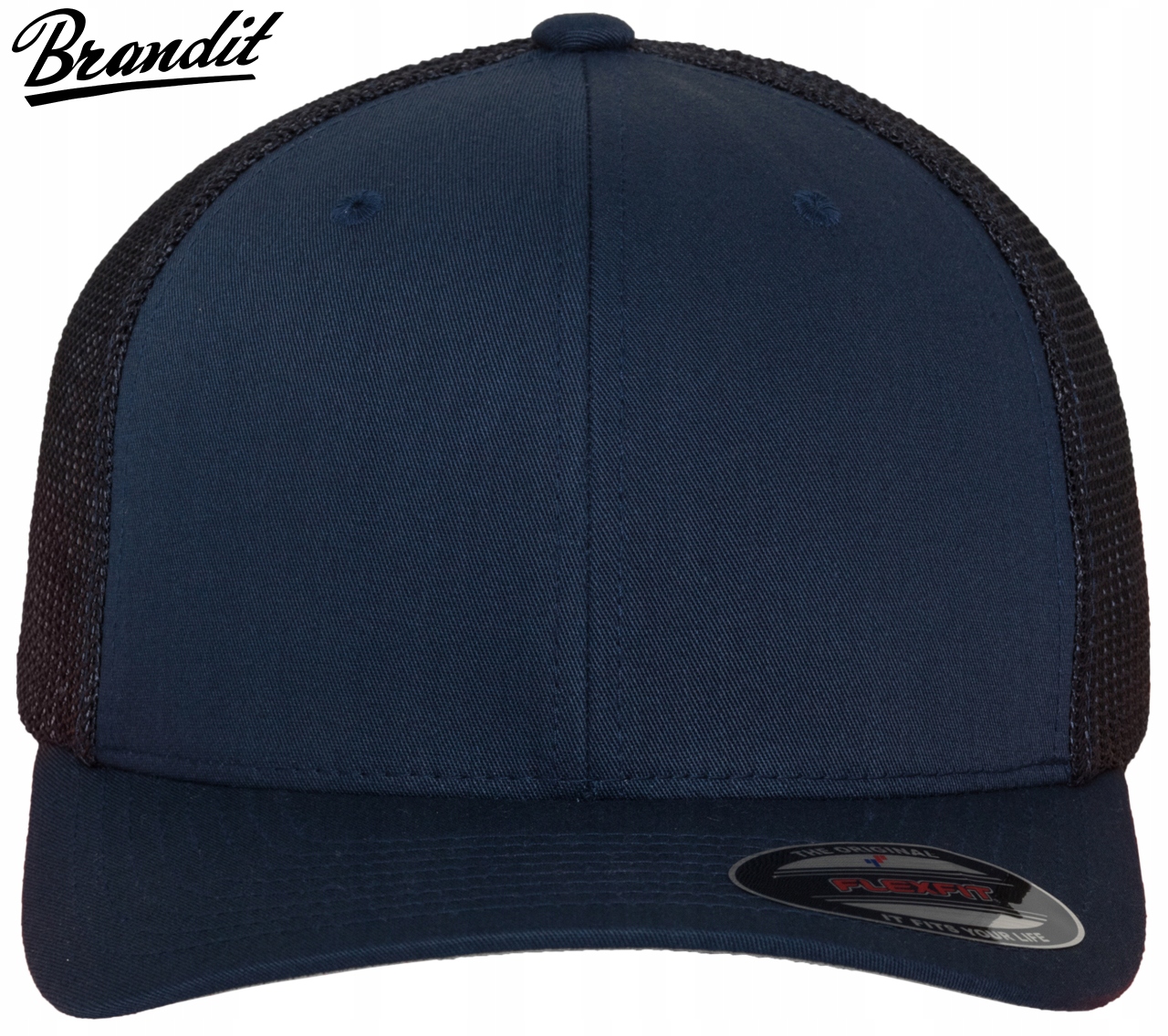 CZAPKA Z DASZKIEM MĘSKA BEJSBOLÓWKA BRANDIT Flexfit Mesh Trucker Cap S-M Kod producenta 6511
