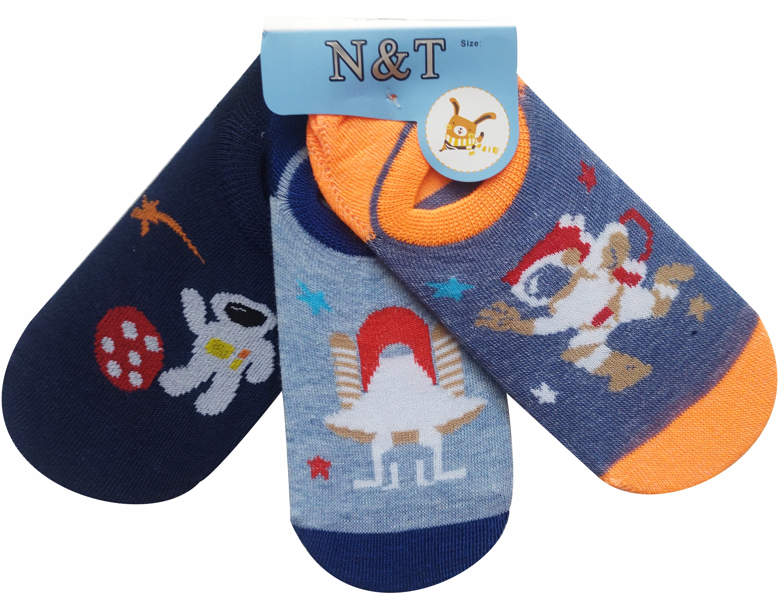 

3X Śmieszne Skarpety Stopki Krótkie Bawełniane