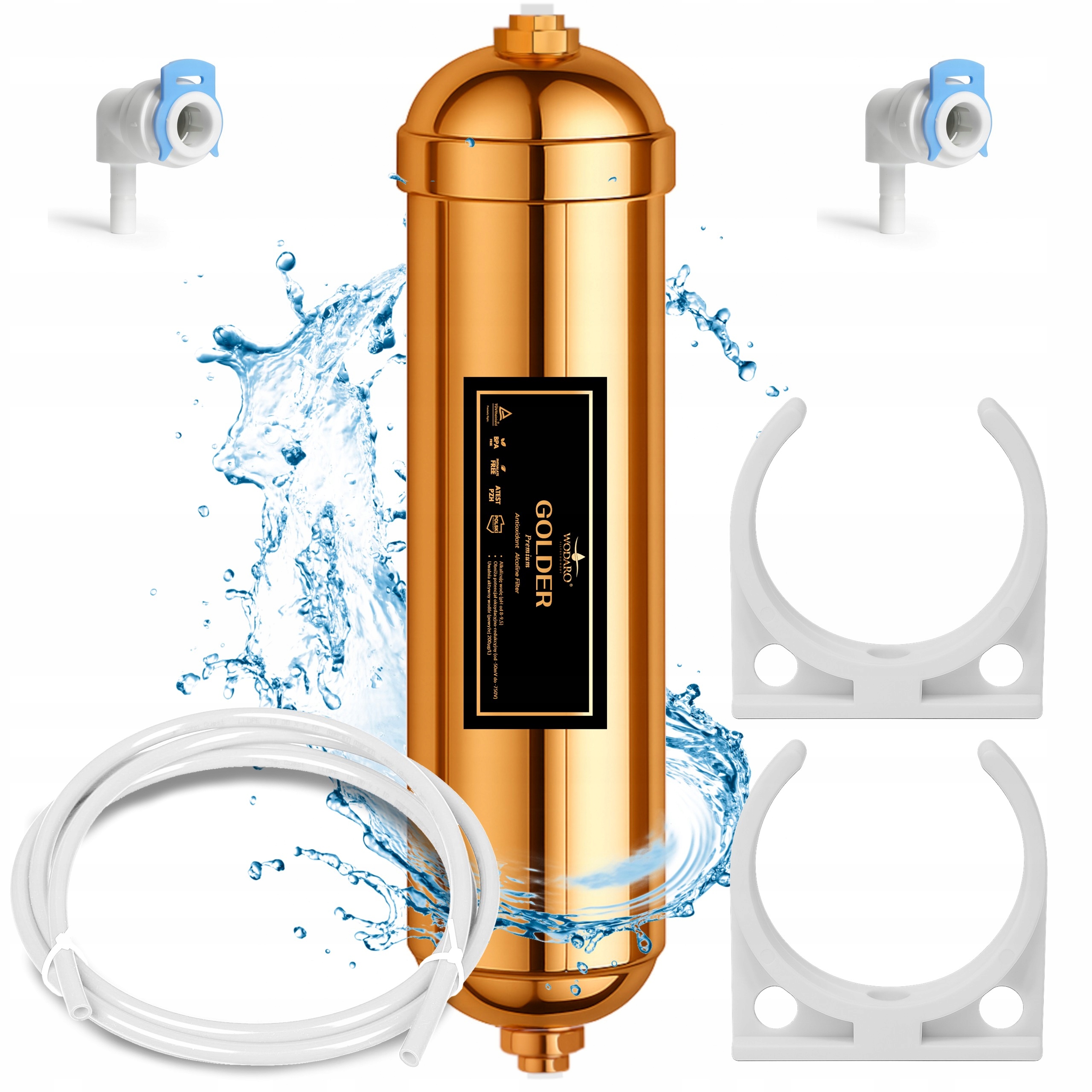 Jonizator Golder wodaRO Filtr Woda Alkaliczna Redox Podnosi Ph Obniża Orp