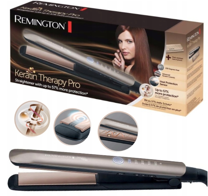 Выпрямитель для волос Remington Keratin Therapy Pro S8590