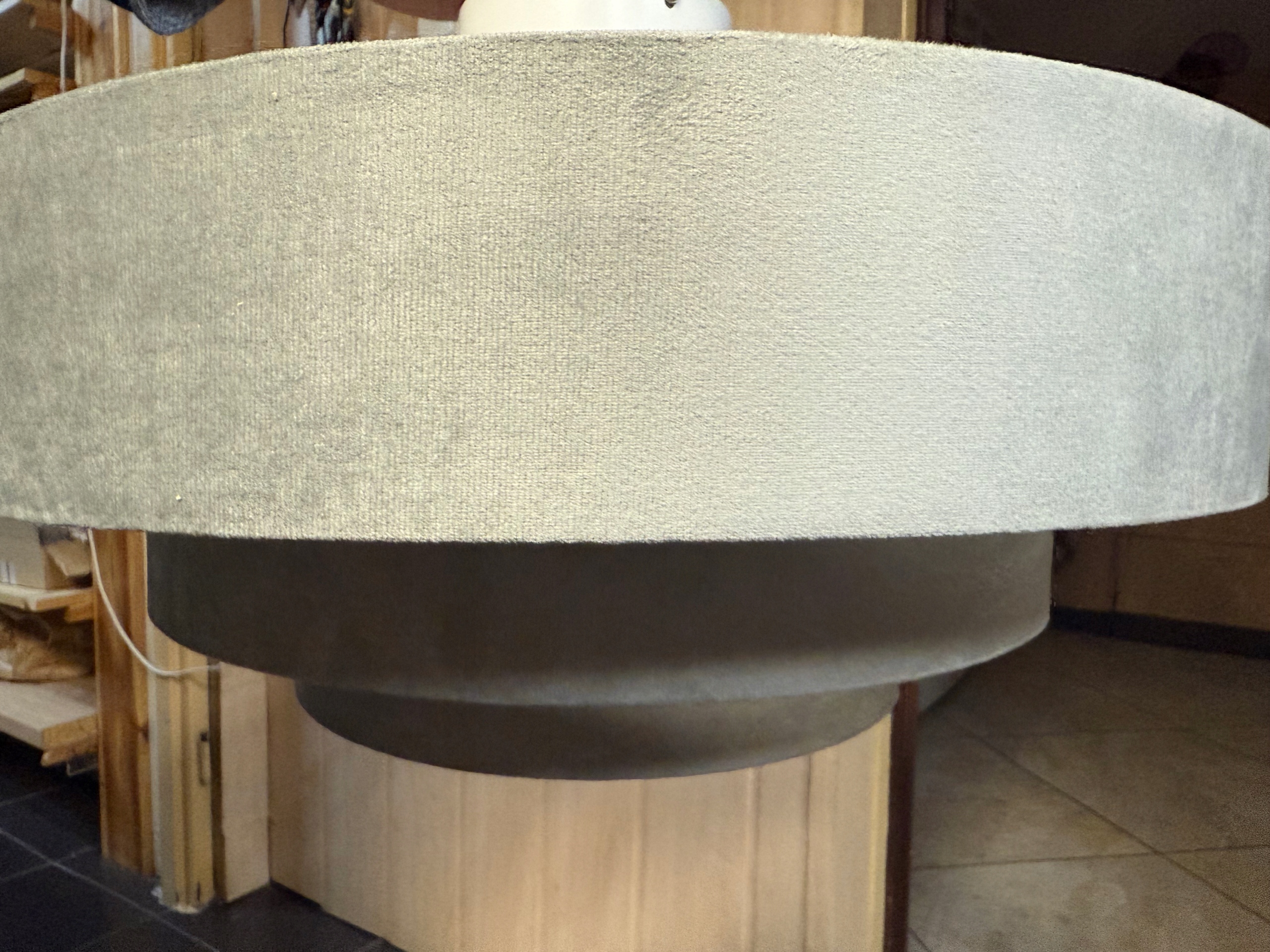 Závěsná Stropní Lampa, Šedá, Materiál, Led Lustr, 3 Kruhy