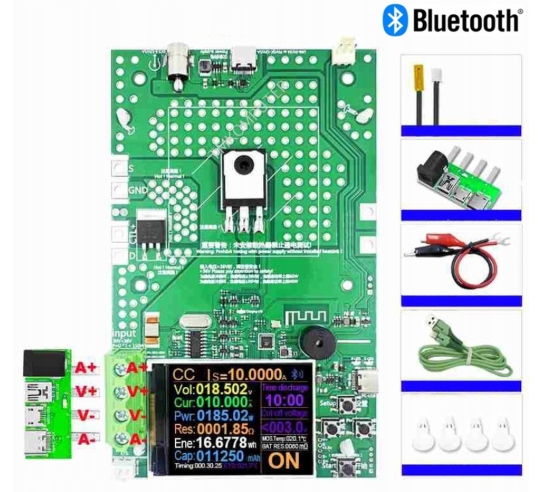 Aktivní umělé zatížení DL24 150W 20A Napájení Usb-c