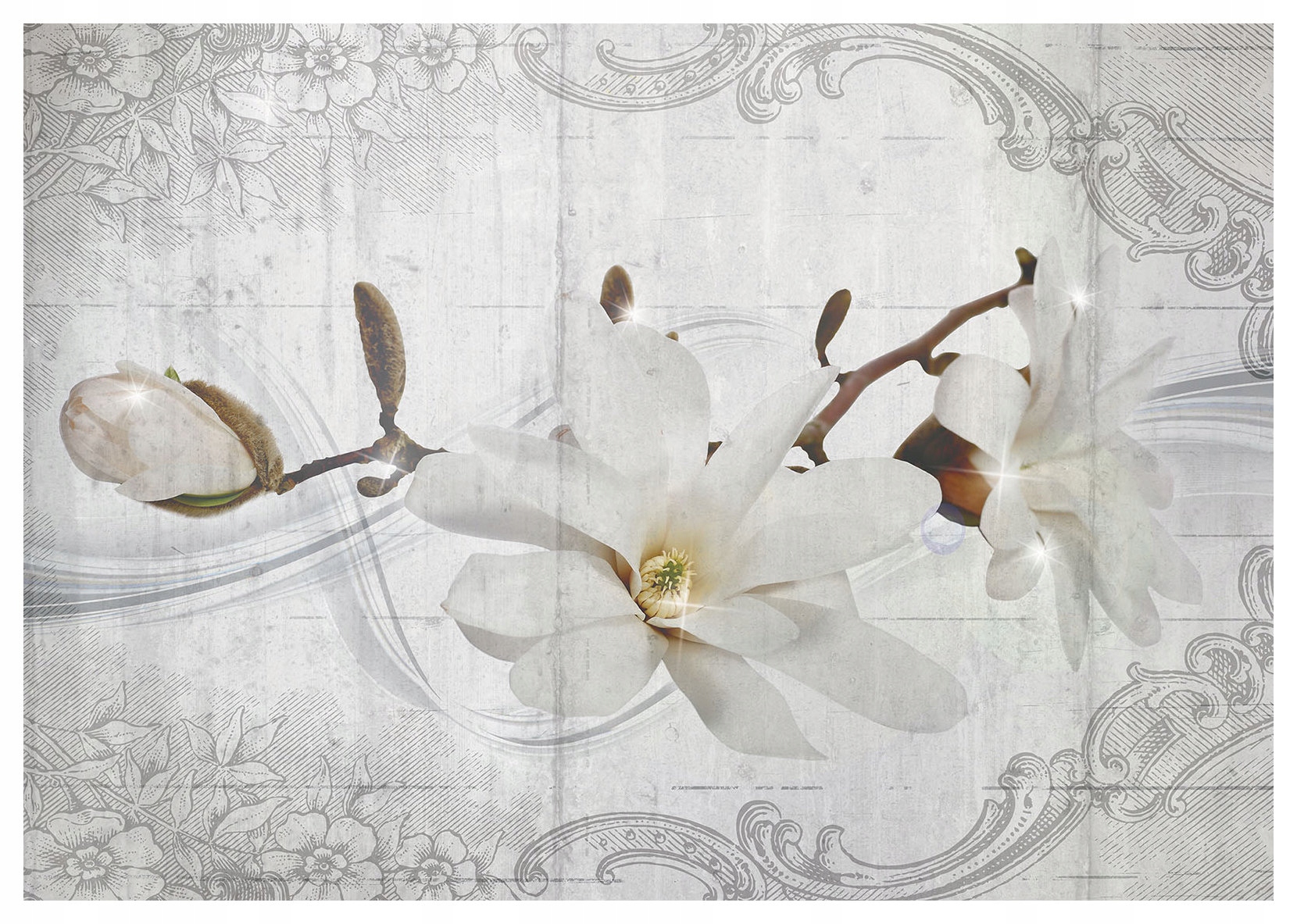 Fototapeta Magnólia kvety vinylová 254x184 jarný pokojný motív lepidlo