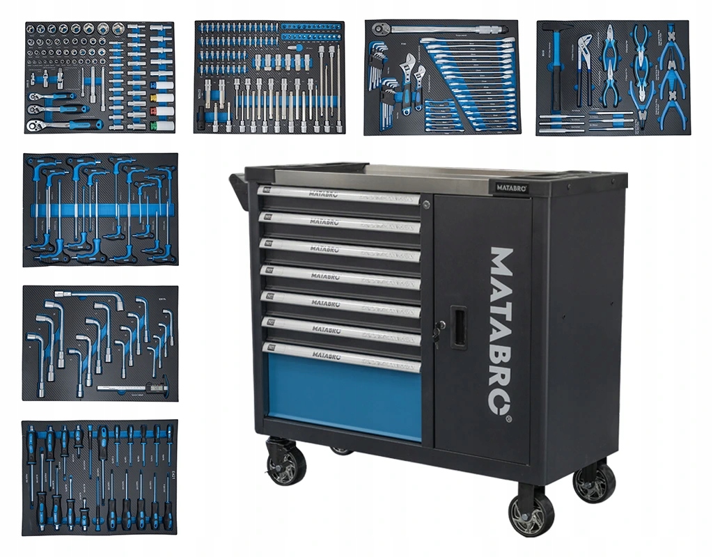 Matabro MB-TC02, Dílenský vozík s nářadím 299 ks