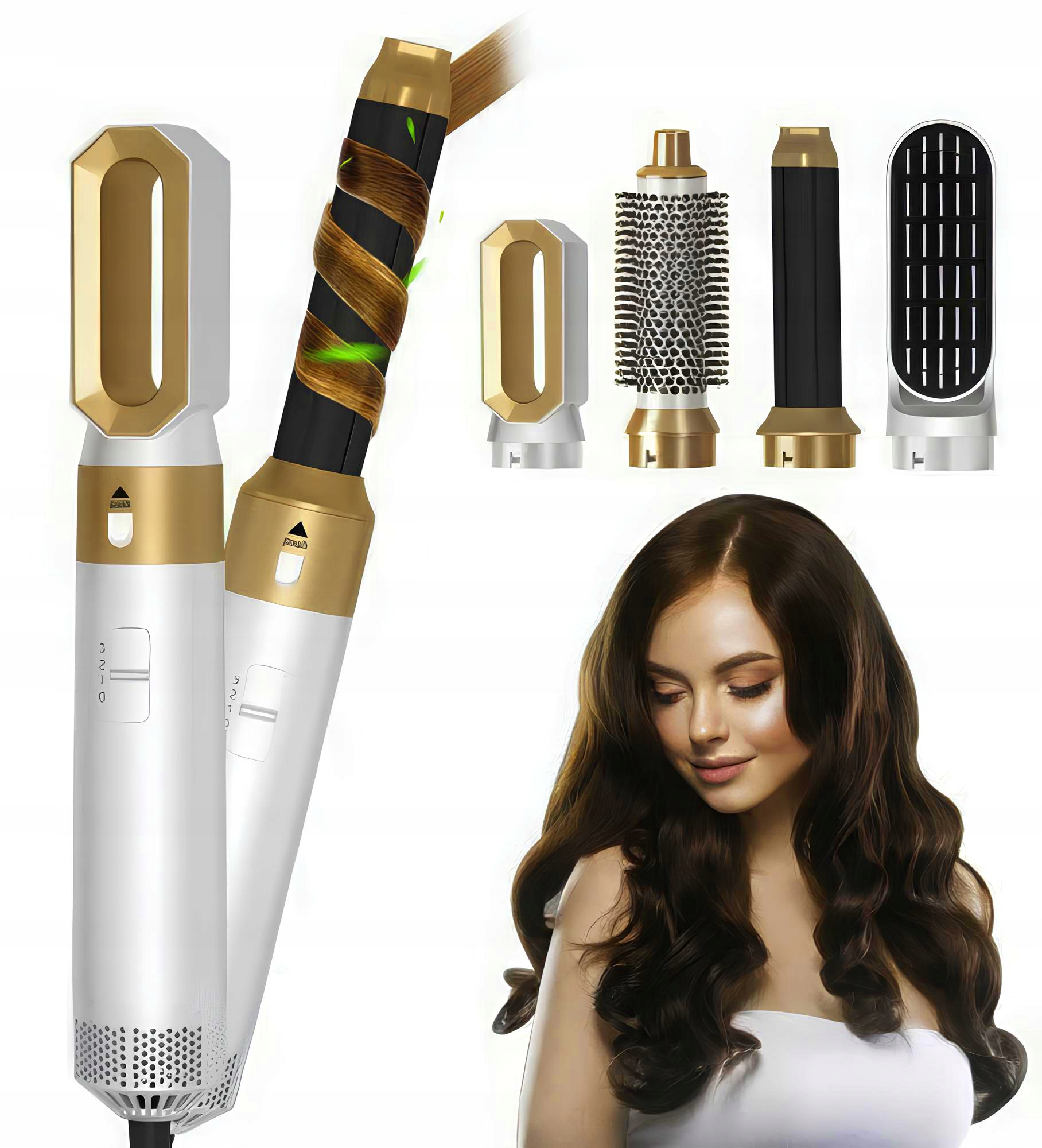 Multifunkčný styler 5v1 s doplnkami pre styling HB-618