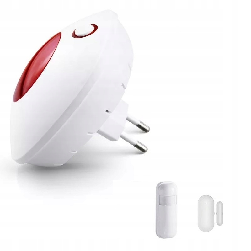 Bezdrátová Siréna Síťový Alarm 110DB Tuya Smart V Polštině WiFi 1xPIR