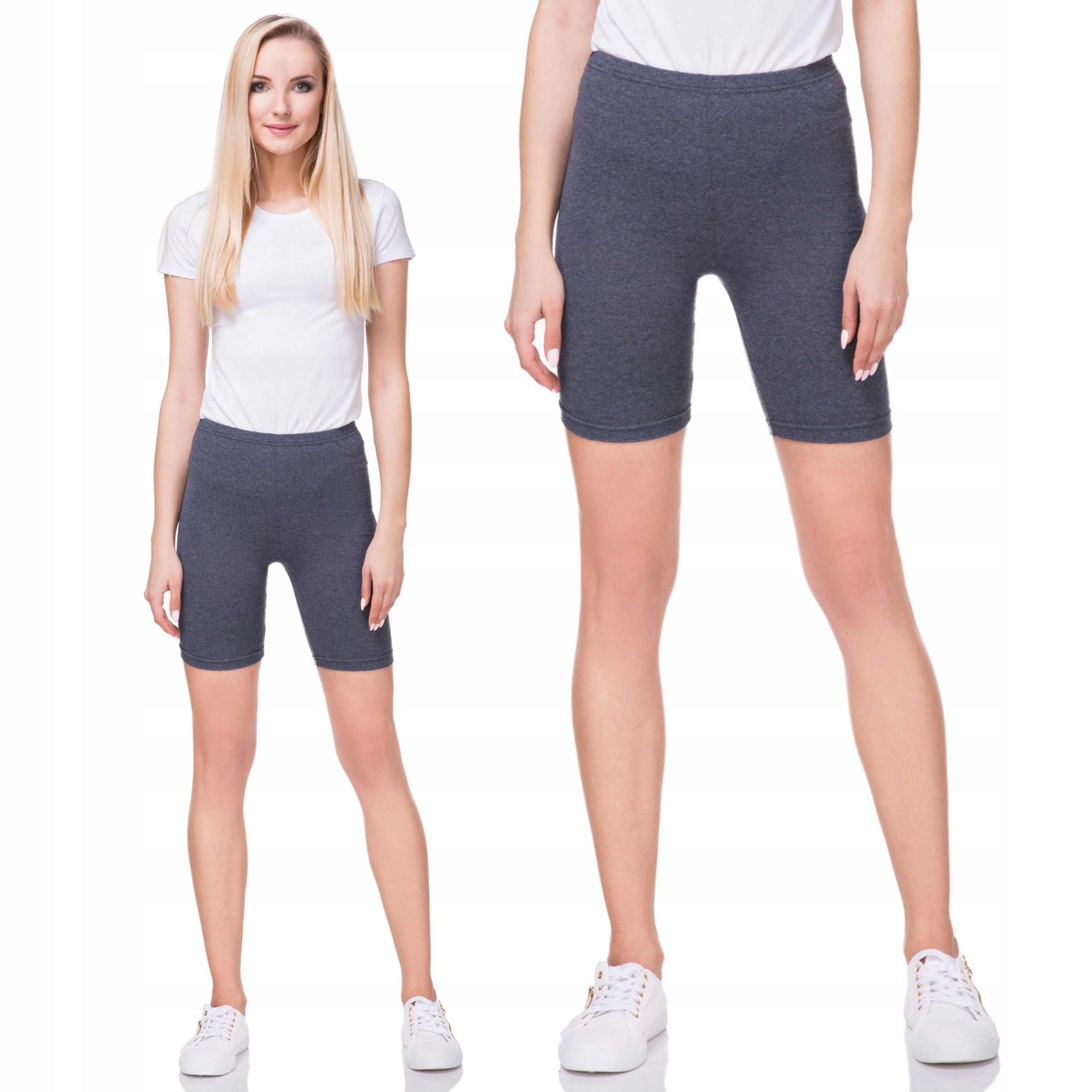 

Legginsy 1/2 Kolarki Damskie Krótkie Getry Lk- L