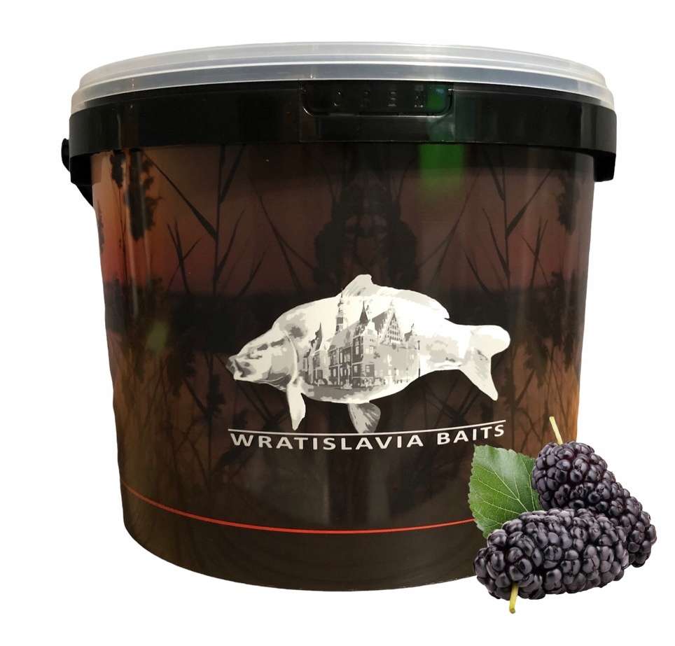 Pelety 8mm Moruše 7kg Kýbl Wratislavia Baits , návnada