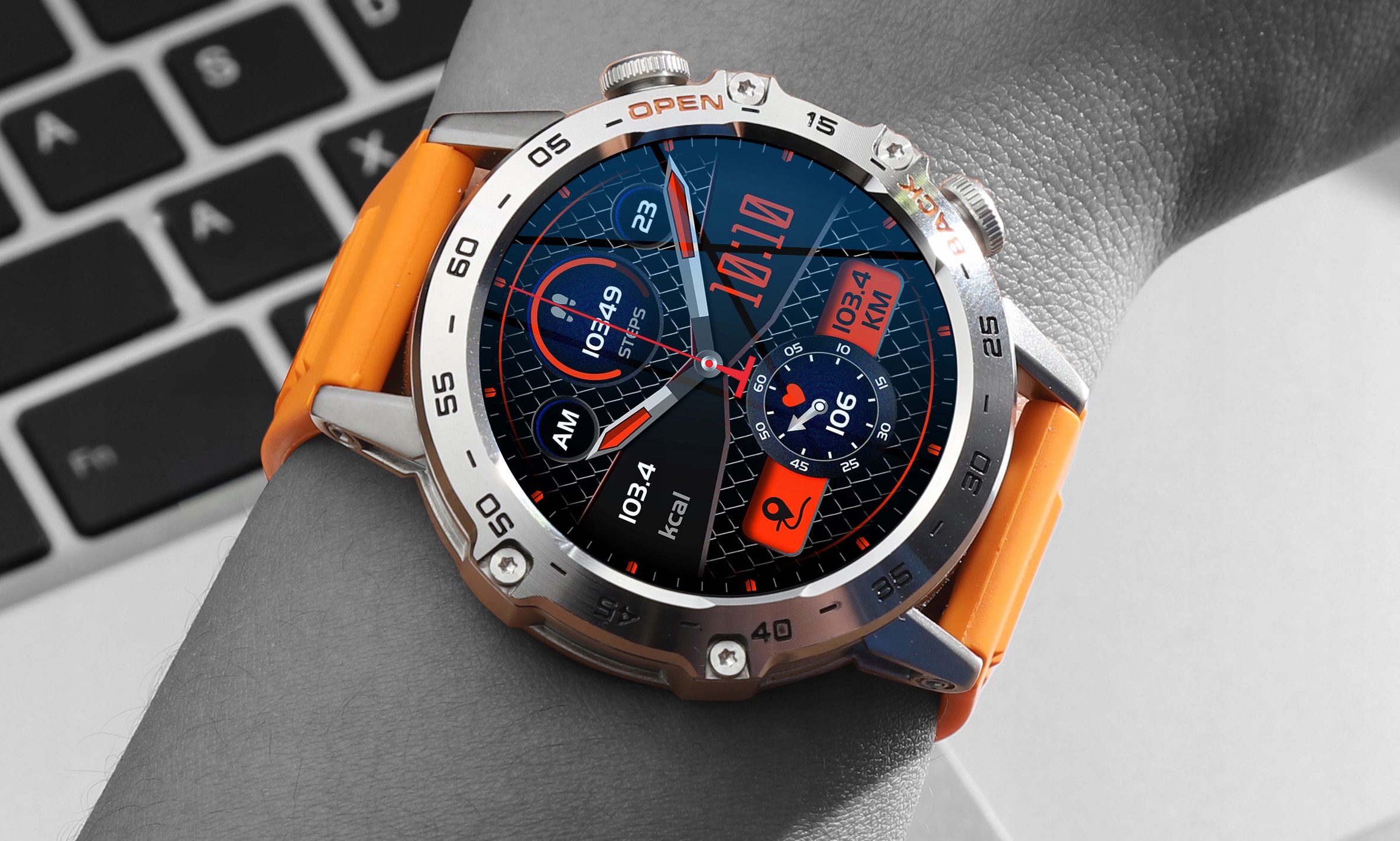 SMARTWATCH ZEGAREK MĘSKI MENU PL ROZMOWY SMART WATCH WODOODPORNY + GRATIS Kompatybilność systemowa Android iOS Windows Phone